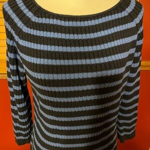 Tommy Hilfiger Navy and light Blue Sweater